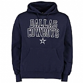 Men's Dallas Cowboys Bendire Pullover Hoodie - Navy Blue,baseball caps,new era cap wholesale,wholesale hats